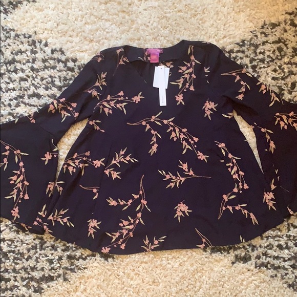 Aqua Other - Aqua girls bellsleve top(dark navy)